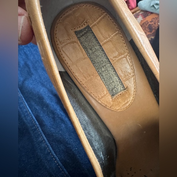 Vintage Banana Republic Heel Loafers Sz 9 - Picture 5 of 9